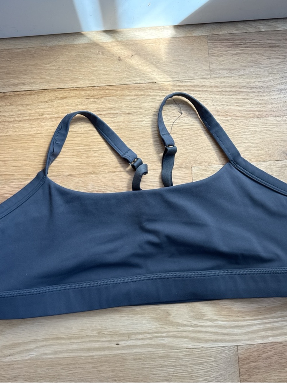 Wireless Minimal Sports Bralette in Charcoal